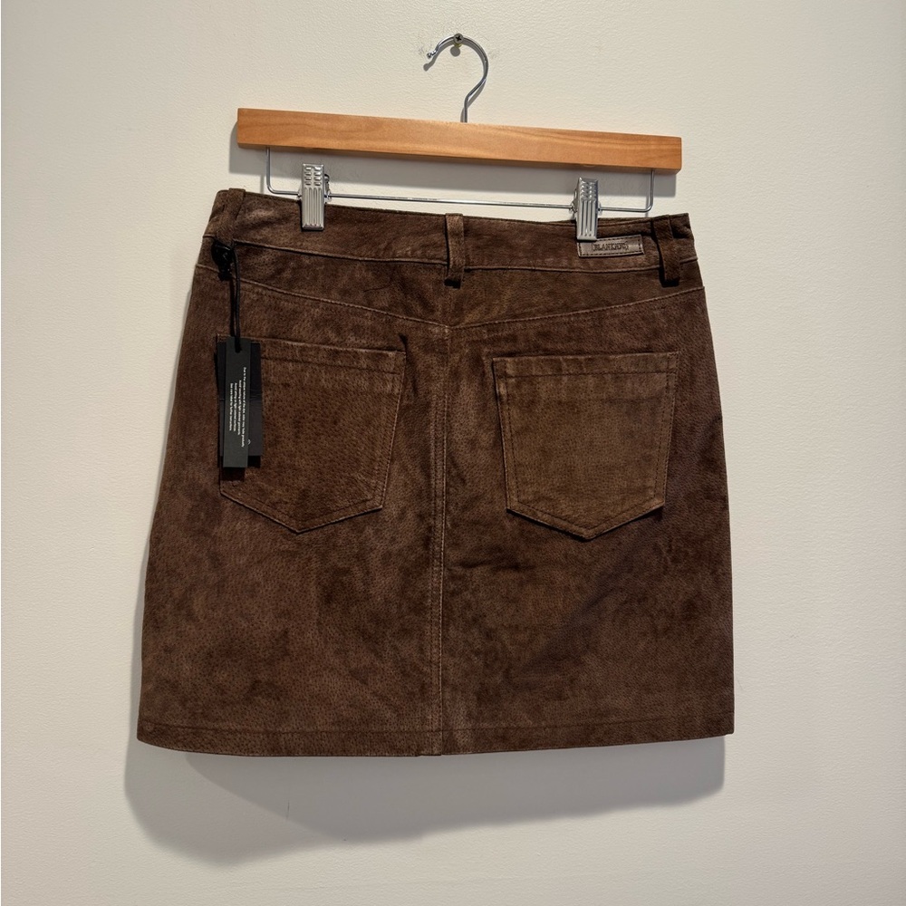 Blank NYC Brown Suede Mini Skirt - Picture 4 of 4
